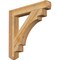 Ekena Millwork Merced Craftsman Rough Sawn Bracket, Western Red Cedar, 4"W x 28"D x 28"H BKT04X28X28MRC04RWR - alternate 1